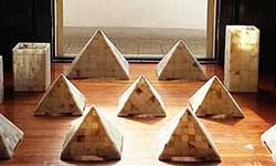 Lámparas para decoración en piedra – Pirámide – Onix Zen