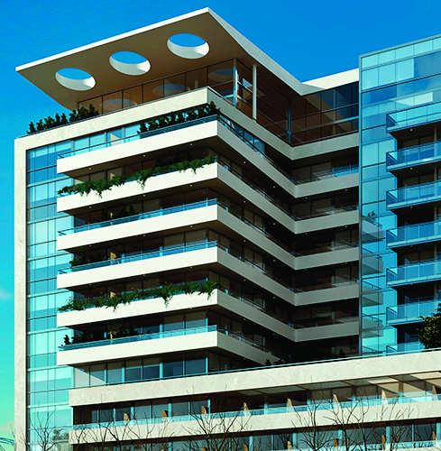 Torres de vanguardia en Av Libertador – Libérateur