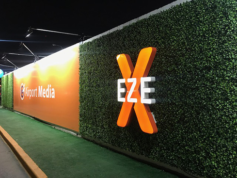 Muro verde sin mantenimiento en Ezeiza- Just Green