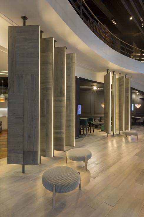 Diseño de Hall Principal Design & Art Center - Arq. Viviana Melamed ...