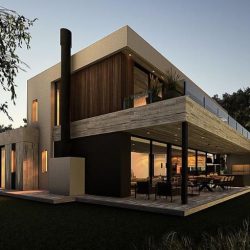 Diseño & construcción de casas en hormigón – Pinamar – Arquitecto Horacio Cáceres