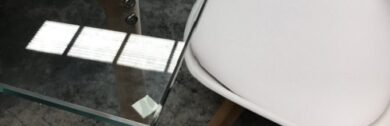 Mesa Nórdica vidrio