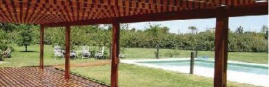 Construcción de pérgolas de madera 