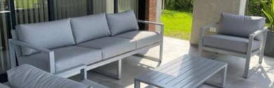 Sillones de aluminio para exterior