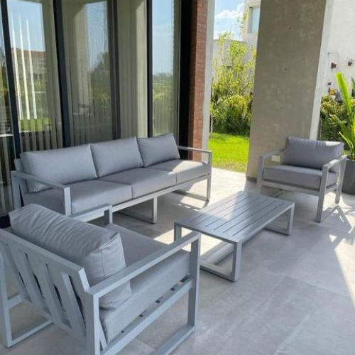 Sillones de aluminio para exterior- Nordelta- Verde Jardín Muebles