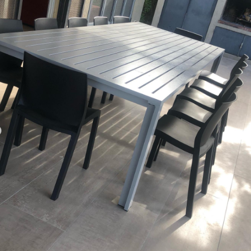 Muebles de jardín de aluminio