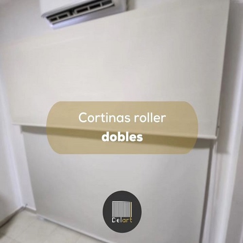 Confección de cortinas roller doble 
