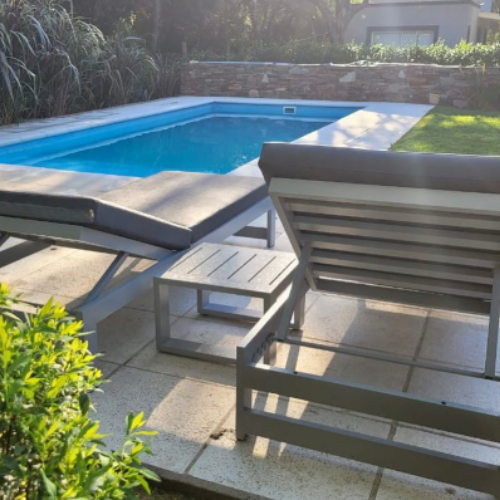 Muebles de jardín de aluminio