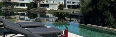 Muebles de jardín de aluminio