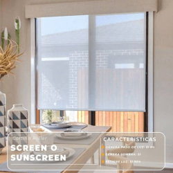 Cortinas roller – Villa Carlos Paz – Liberty Decoración