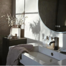 Mesada de baño en Silestone – Hudson – LUNENSE
